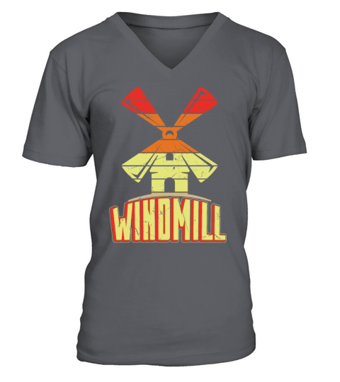 Windmill Distressed Vintage V-Neck T-shirt