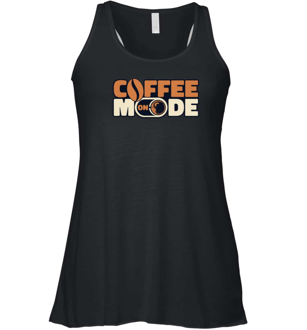 Coffee Mode On Latte Art Barista Queen Coffee Women's Flowy Tank Top