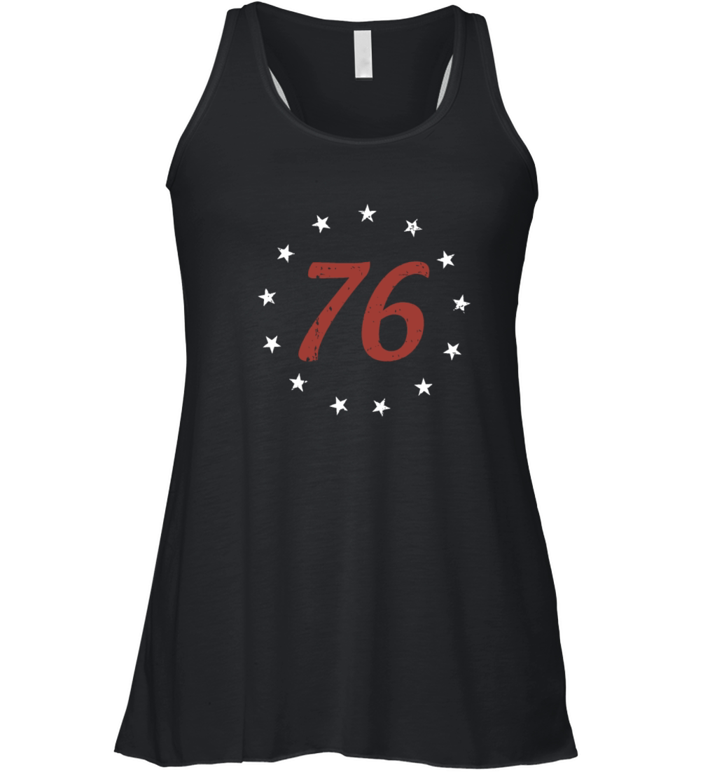 Retro 4th of July Independence Day The Spirit 76 Women's Flowy Tank Top