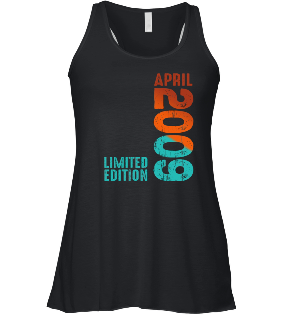 Since April 2009 Year 2009 Retro Vintage 2009 Women's Flowy Tank Top