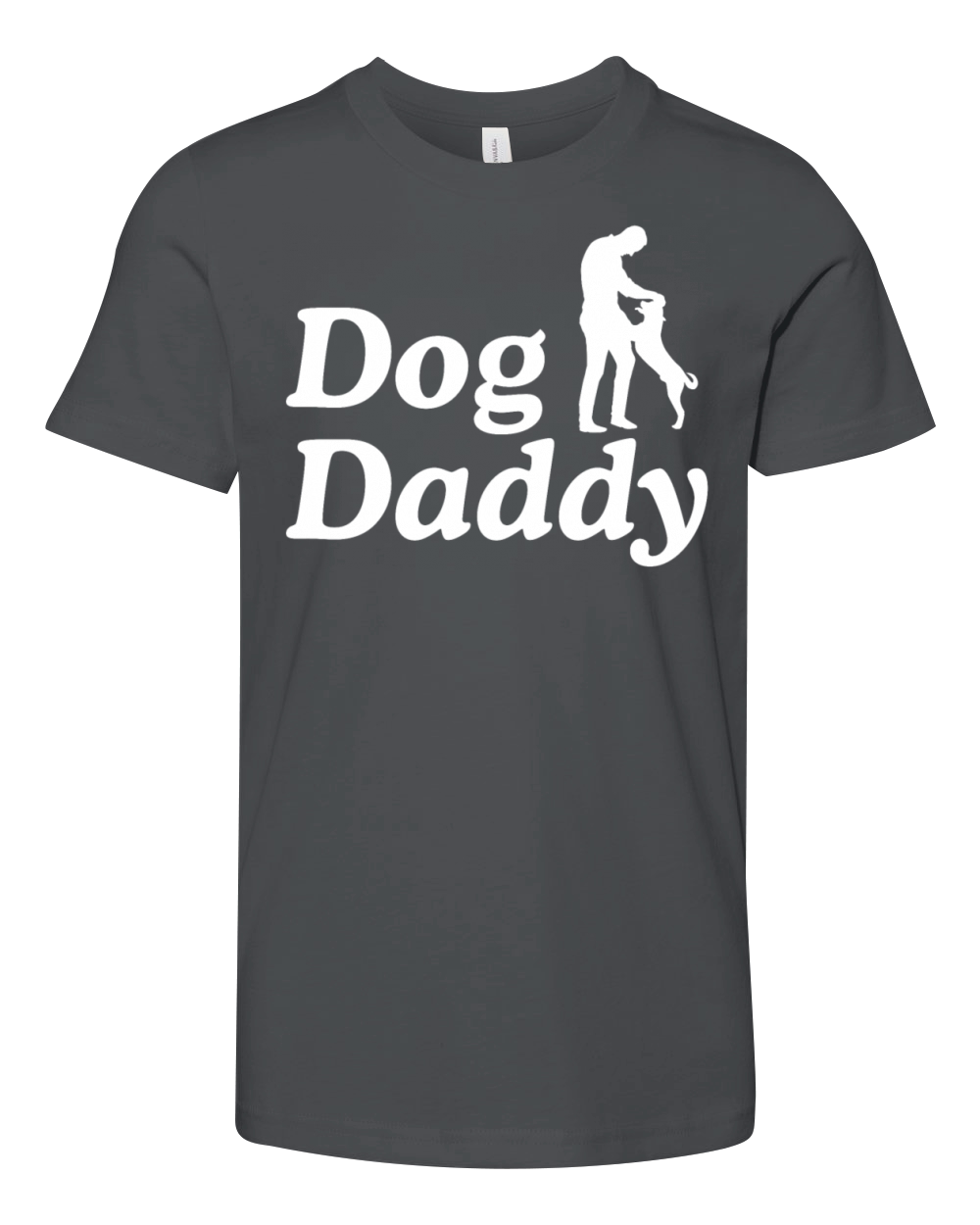 Dog Daddy Fathers Day Youth Unisex Jersey Tee