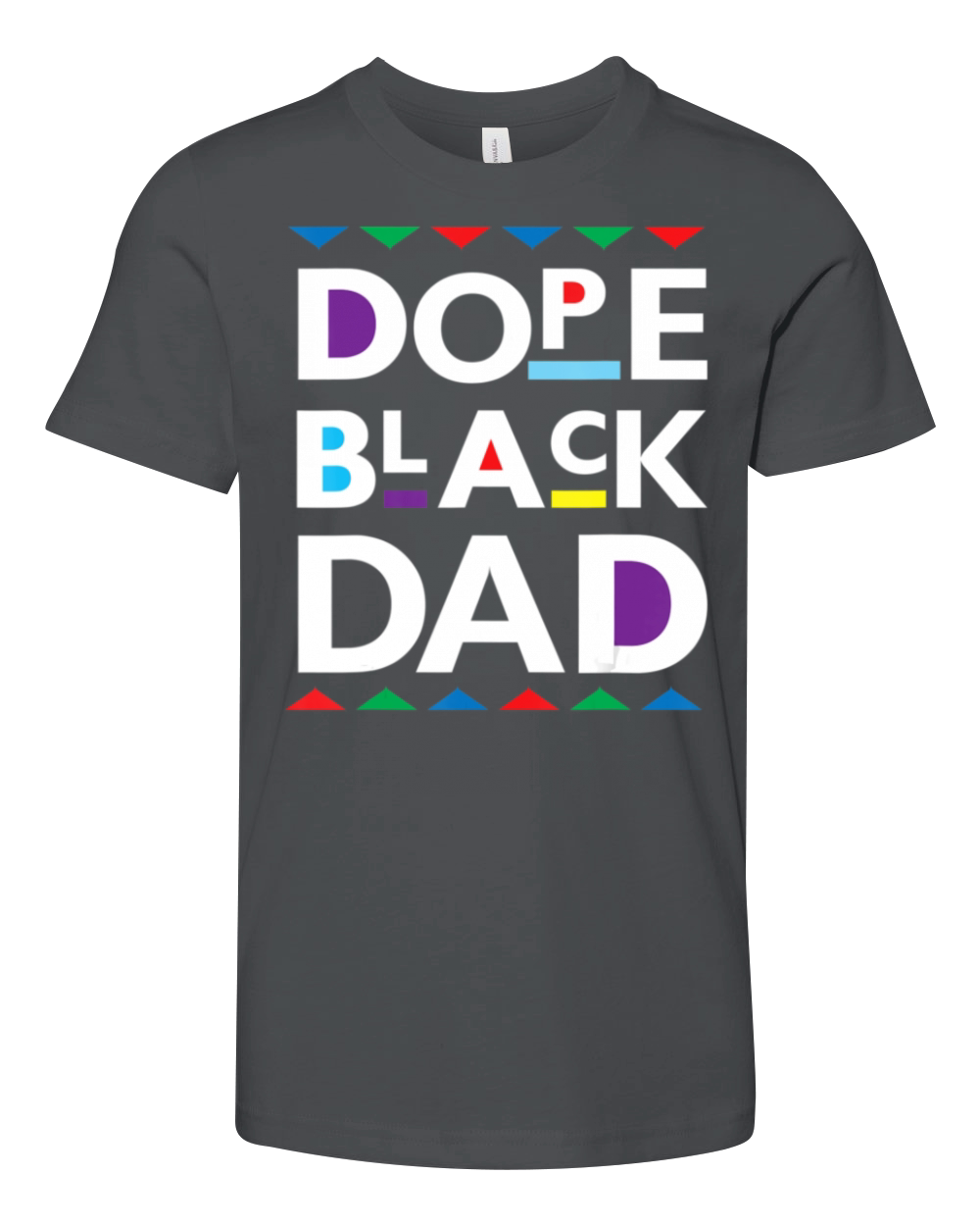 Dope Black Dad Black History Dope Black Father Youth Unisex Jersey Tee
