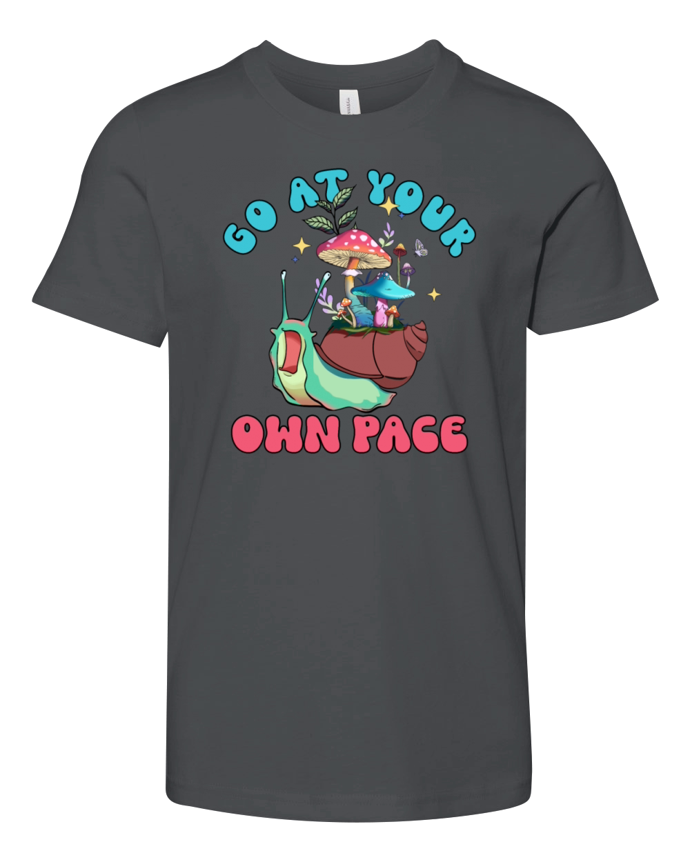 Go at your own pace Youth Unisex Jersey Tee