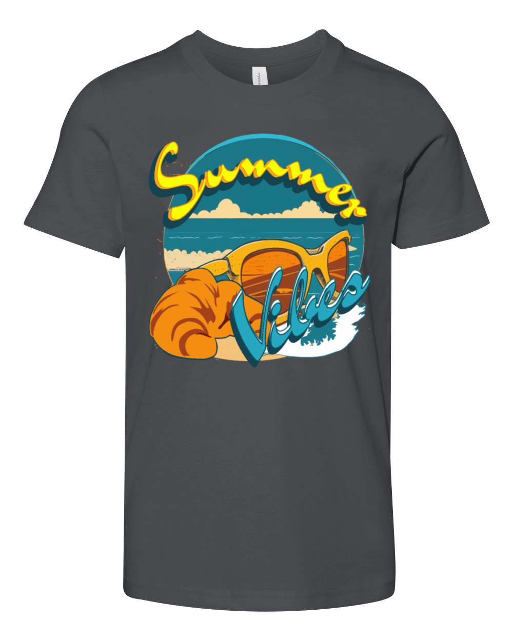Summer vibes Retro style Youth Unisex Jersey Tee