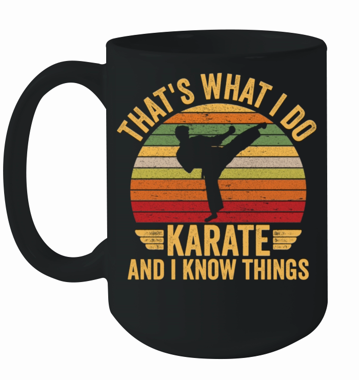 Vintage Karate With Funny Quote Great For Karate Ceramic Mug
