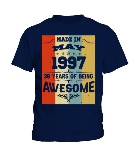 May 1997 Vintage Birthday Present Kids T-Shirt