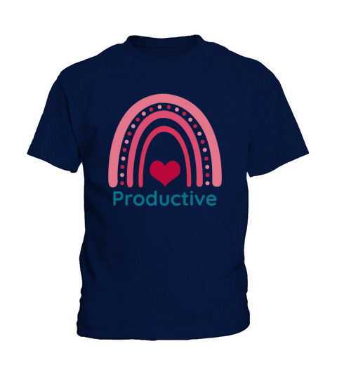 Productive Viva Magenta Boho Rainbow Kids T-Shirt
