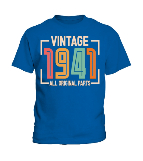 Vintage 1941 All Original Parts Kids T-Shirt