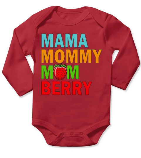 Berry Best Mama Mommy Mom Mothers Day Gifts Long Sleeve Baby One-Piece