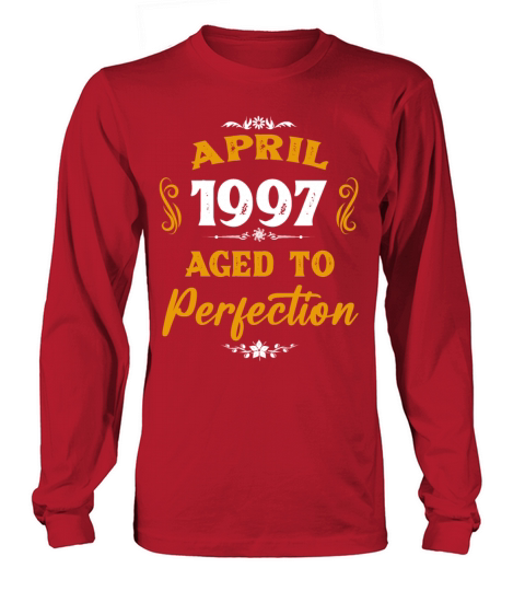 April 1997 Vintage Birthday Present Long sleeved Unisex