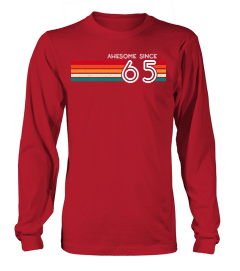 Awesome Since 1965 58th Birthday Gifts 58 Years Long sleeved Unisex