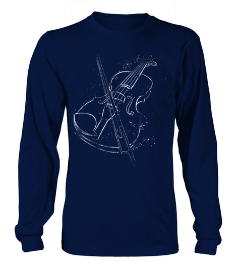 vintage violin music lovers Long sleeved Unisex
