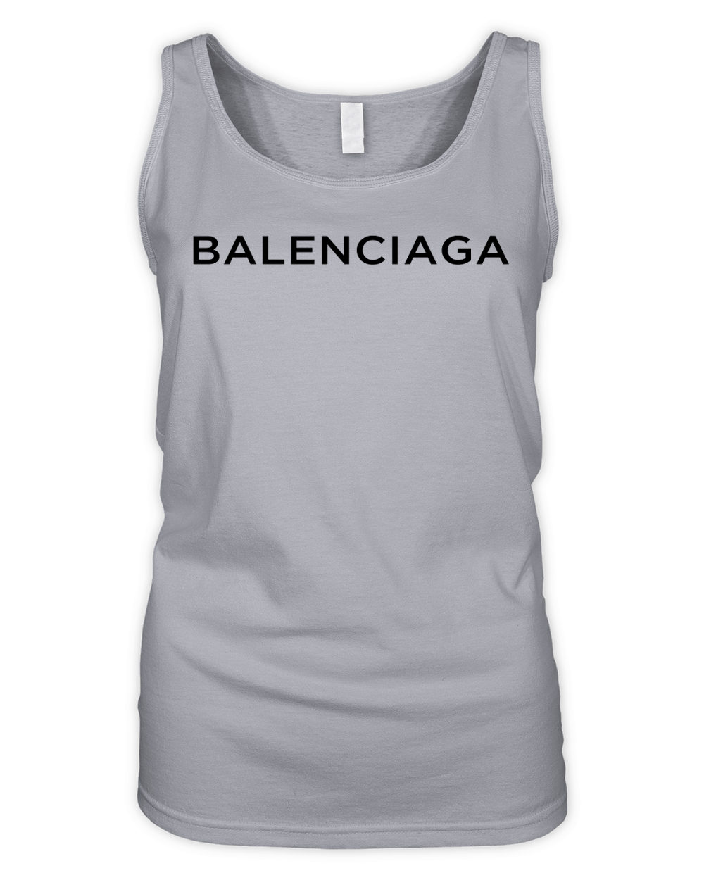 Rare Balenciaga Black Organic Women's Tank Top