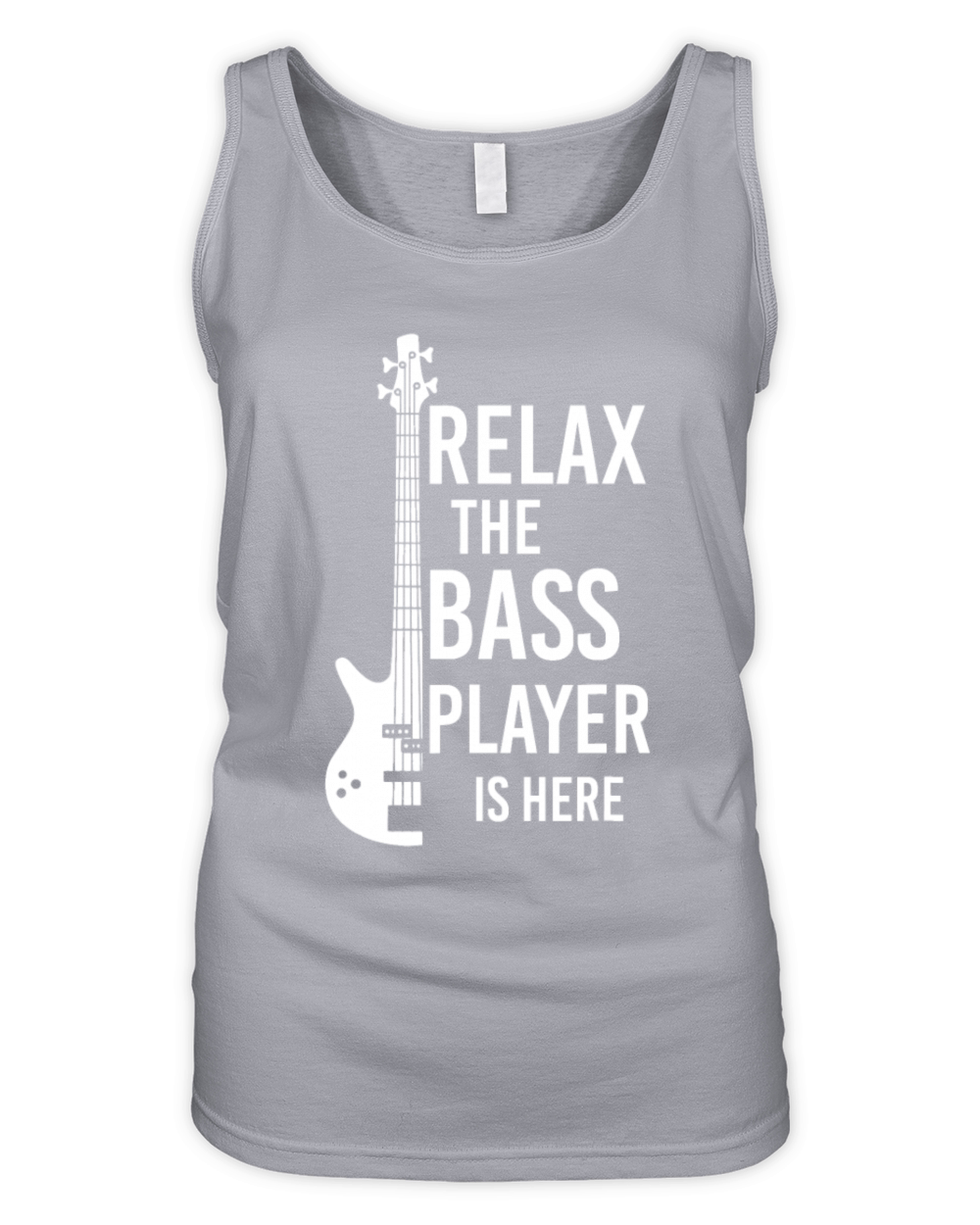Relax The Bass Player Is here Bass Guitar Organic Women's Tank Top