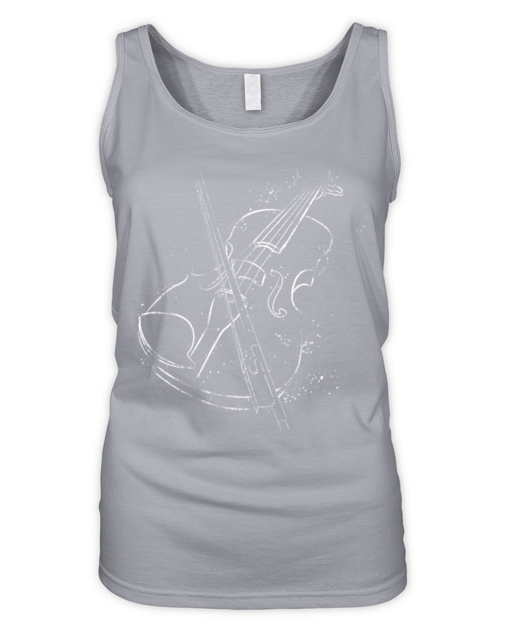 vintage violin music lovers Organic Women's Tank Top