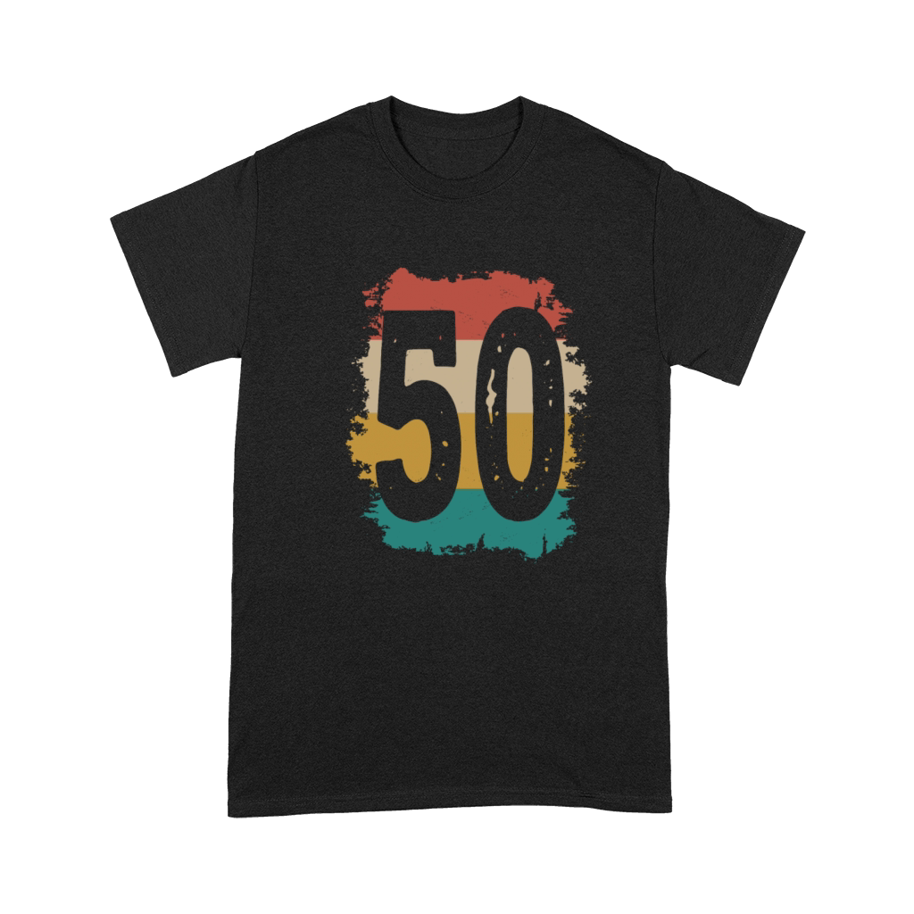 50th Birthday Retro 50 Years Old Vintage Premium T-shirt