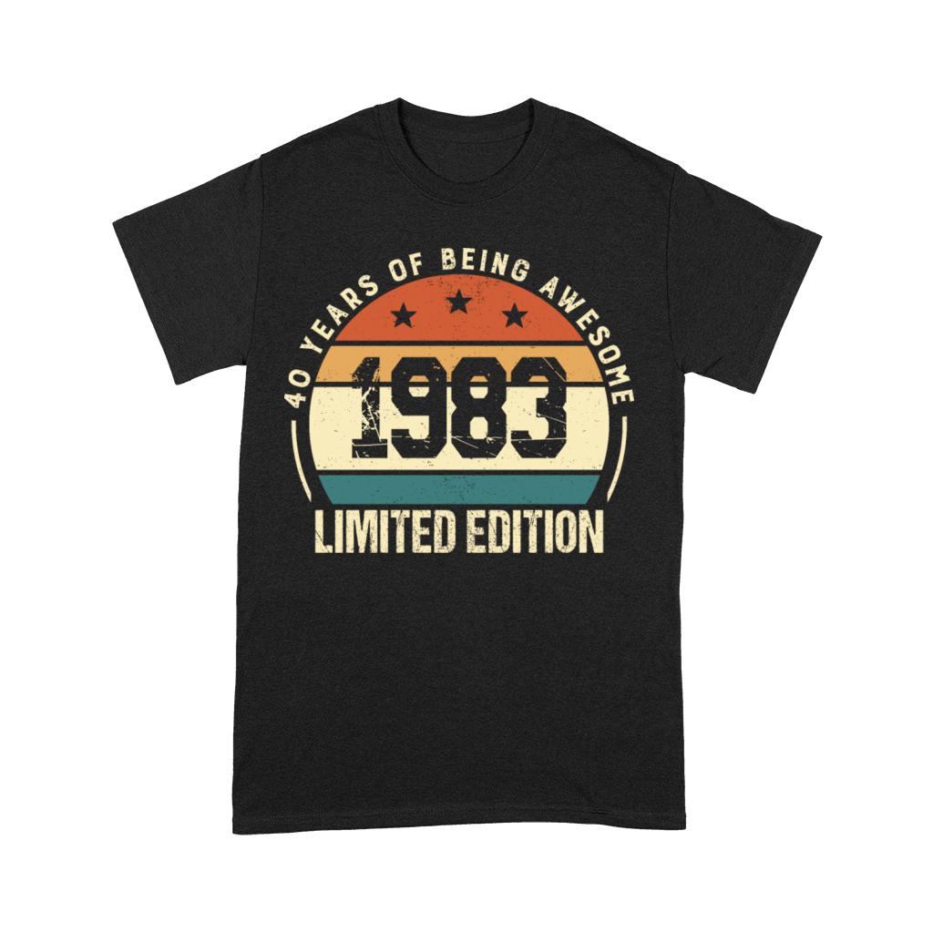 Vintage 40 Year Old Birthday Gifts 1983 Retro 40th Premium T-shirt