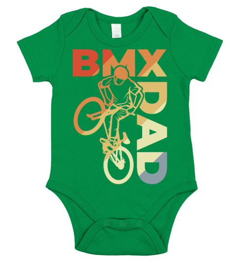 BMX Daddy Short Sleeve Baby One-Piece