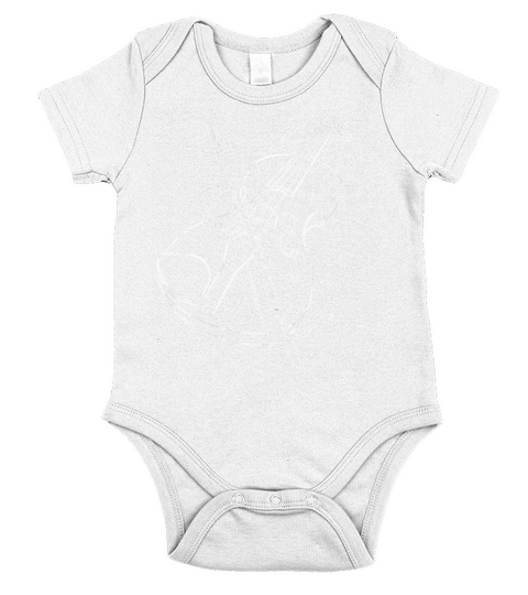 vintage violin music lovers Short Sleeve Baby One-Piece