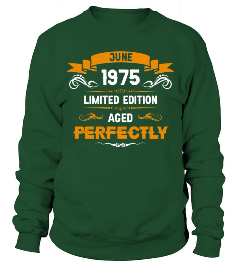 June 1975 Vintage Birthday Present Sweatshirt Unisex
