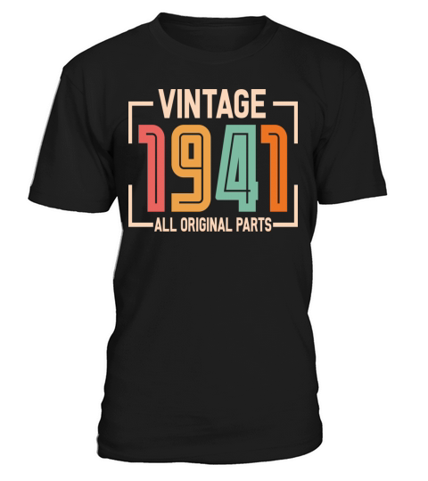Vintage 1941 All Original Parts T-Shirt Unisex