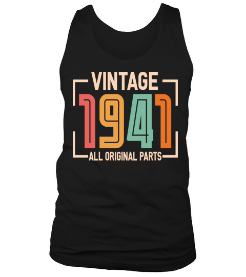 Vintage 1941 All Original Parts Tank Top Unisex