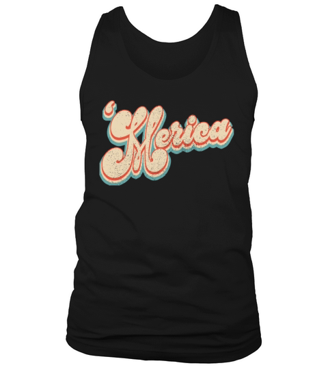 Vintage America Patriotic 4th of July Tank Top Unisex