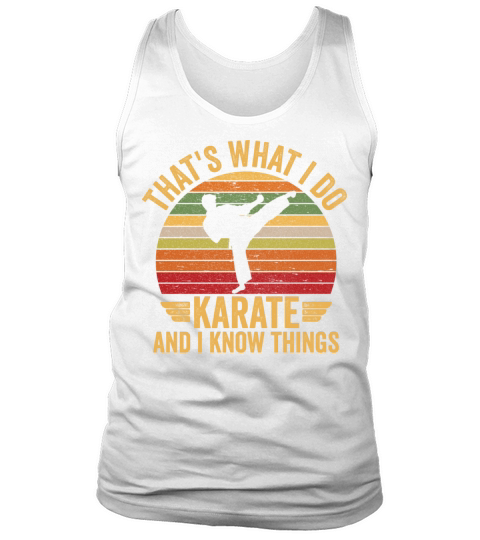 Vintage Karate With Funny Quote Great For Karate Tank Top Unisex