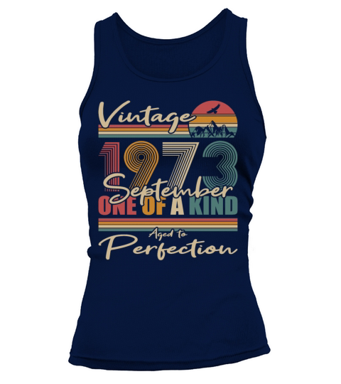 50th birthday september 1973 vintage 1973 Tank top Woman