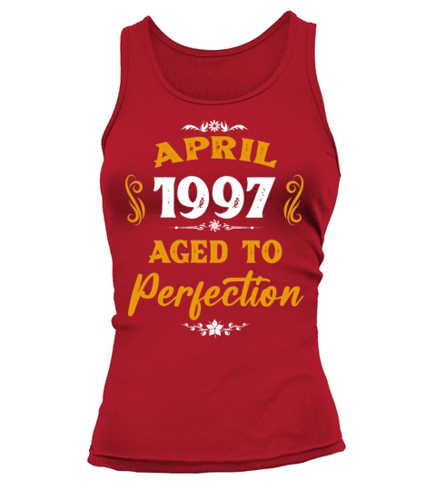 April 1997 Vintage Birthday Present Tank top Woman