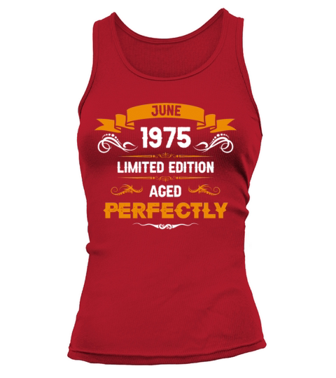 June 1975 Vintage Birthday Present Tank top Woman