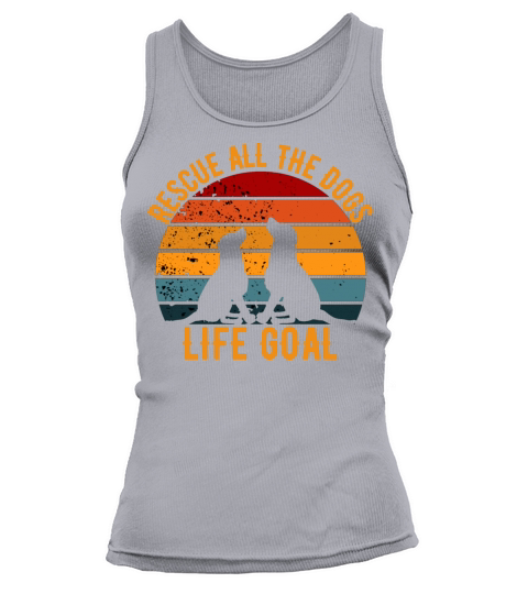 Rescue Dog Day Vintage Retro Tank top Woman