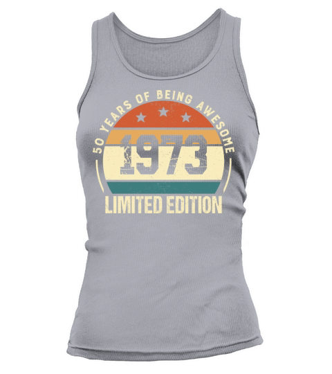 Vintage 50 Year Old Birthday Gifts 1973 Retro 50th Tank top Woman