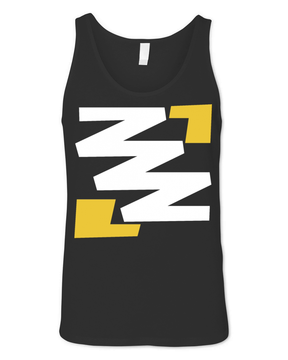 Basic simple digital art emblem with Z Unisex Jersey Tank