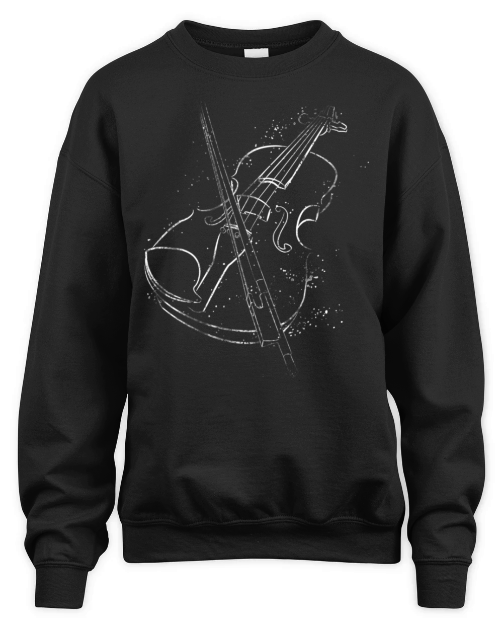 vintage violin music lovers Unisex Premium Crewneck Sweatshirt