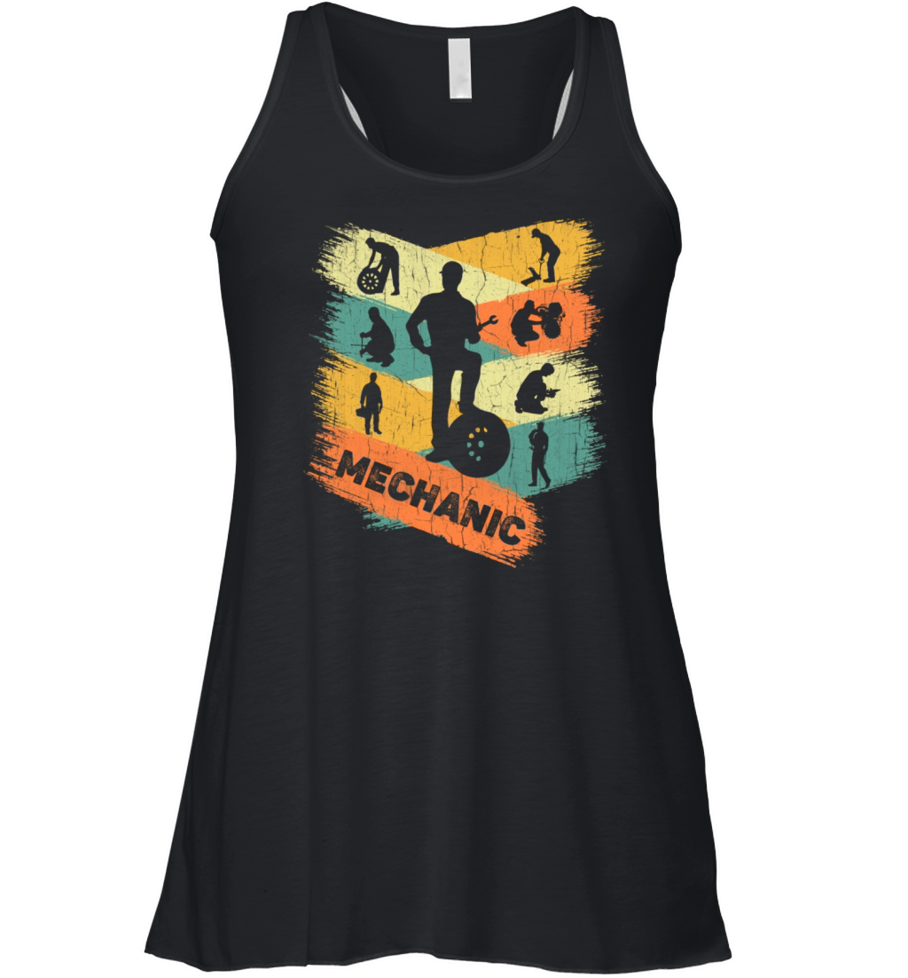 Retro Mechanic Women's Flowy Tank Top