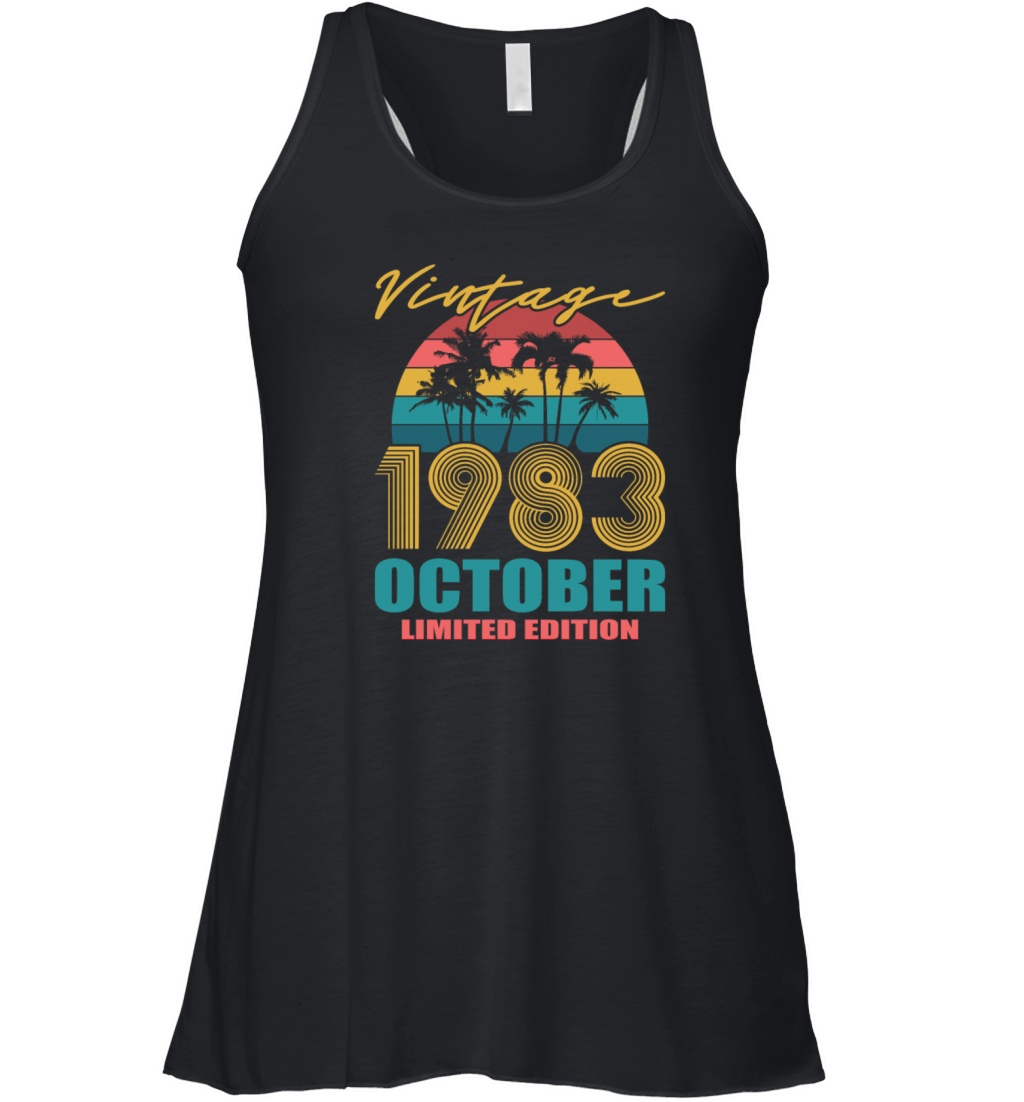 Vintage October 1983 Limited Edition Women's Flowy Tank Top