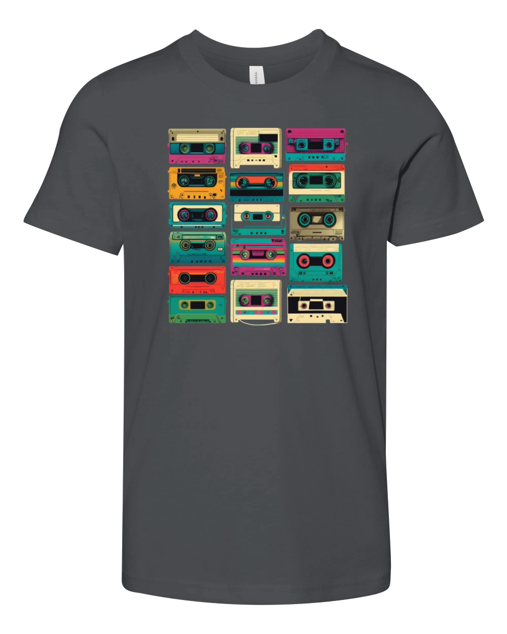 Music cassette retro Youth Unisex Jersey Tee
