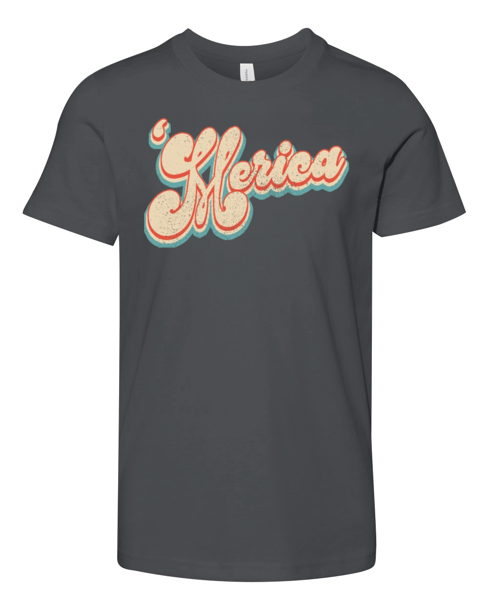 Vintage America Patriotic 4th of July Youth Unisex Jersey Tee