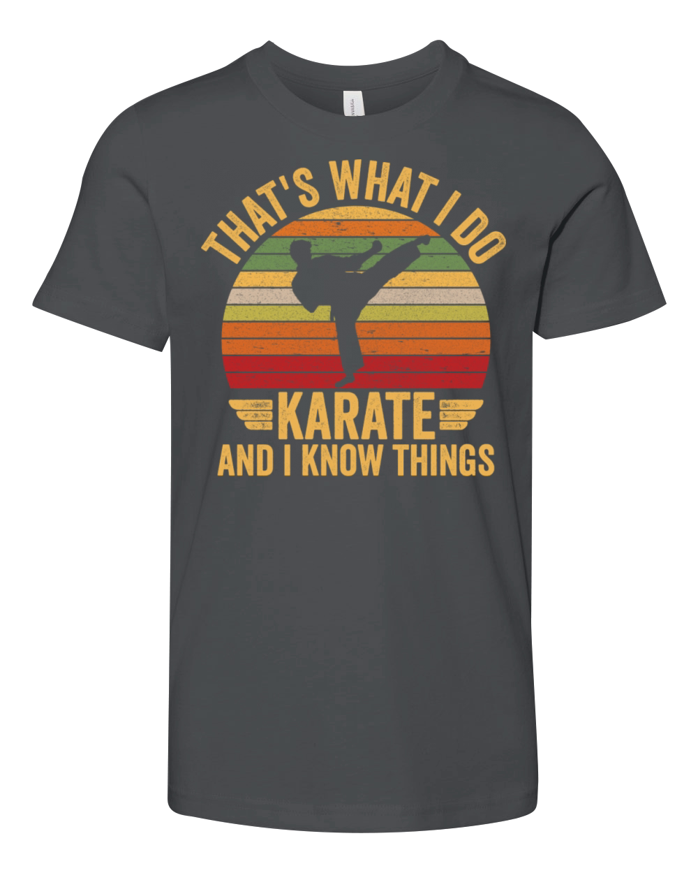 Vintage Karate With Funny Quote Great For Karate Youth Unisex Jersey Tee