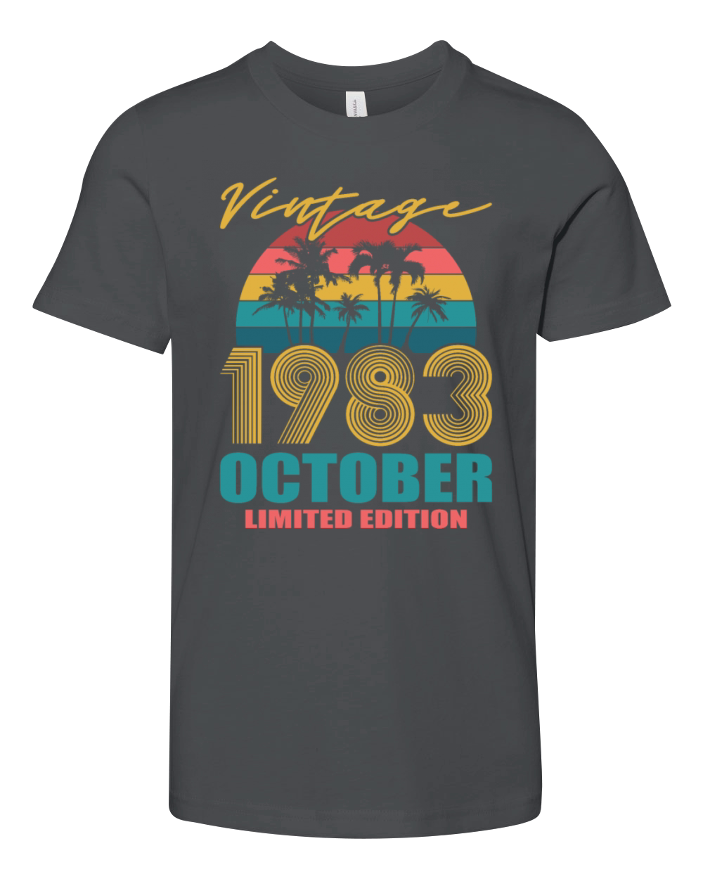 Vintage October 1983 Limited Edition Youth Unisex Jersey Tee