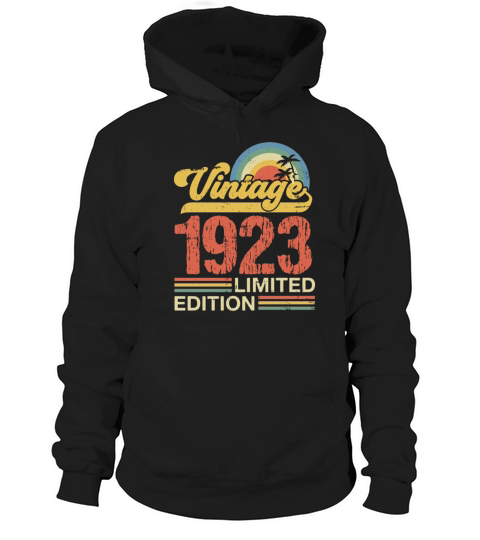 Retro Vintage 1923 Limited Edition Hoodie Unisex