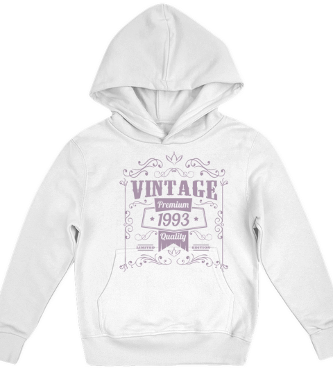 1993 Birthday 30th Birthday Vintage Sayings Kids Hoodie