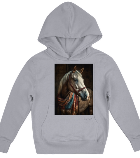 horse - vintage style Kids Hoodie