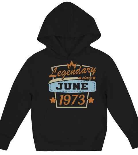 Vintage 1973 Birthday Sayings Kids Hoodie