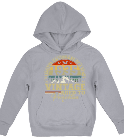 Vintage Limited Edition One Of A Kind 1935 Kids Hoodie