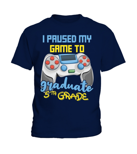 Graduate 5th Grade Graduating 2023 Gamer Gaming Kids T-Shirt