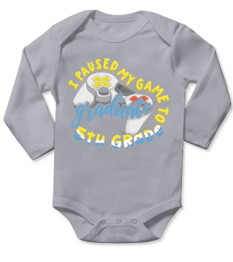 Graduate 5th Grade Graduating 2023 Graduation Long Sleeve Baby One-Piece