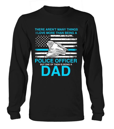 Best police father vintage Long sleeved Unisex