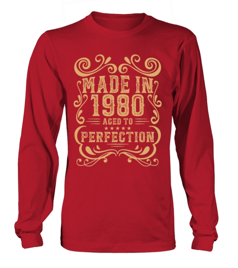 Vintage 1980 Aged to Perfection Long sleeved Unisex